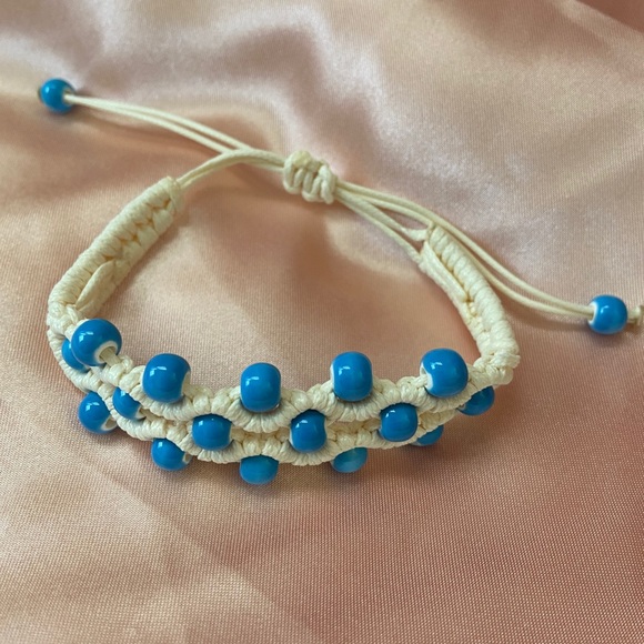 Ceramic Bead Charm Bracelet BOHO Bolo - Picture 8 of 11